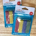 Rainbow Candles (Pack of 24)