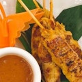 Satay Chicken (4pcs)