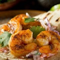 Grilled shrimp taco