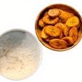 Steamed Rice & Fried Plantain Combo