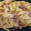 Fettuccini Alfredo w/ Shrimp