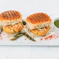 Cheese Grilled Vada Pav