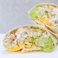 SONORA CHICKEN BURRITO-Grilled Chicken, Sonora Sauce, Cheese, Lettuce, Guacamole, Pico