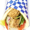 Grilled Tempeh Souvlaki Pita