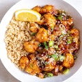 Orange Cauliflower Bowl