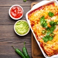 Cheesy Enchilada Plate