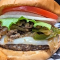 Philly Cheesesteak Cheeseburger