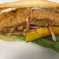 Baked or Fried Salmon PoBoy