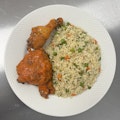 Rice Plate with Plantain