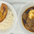 Designer Stew Plate with White Rice