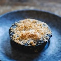 Charcoal Vanilla Mochi Cake