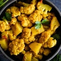 Ayurvedic Potato Cauliflower with Cumin and Tumeric