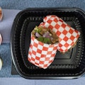 Large meat burritos
