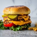 GAB'S Double OG Burger ( 100% Plant-based )