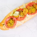 Mushroom Cheesesteak Hoagie