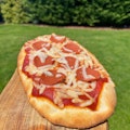 Flat Bread Pepperoni Pizza