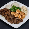 #11 Garlic Shrimp & BBQ Beef