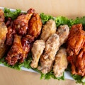 Chicken wing Dinner