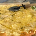 12” Garlic Bread with Melted Vegan Mozzarella