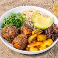 Hawaiian Meatball Bowl