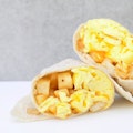 POTATO BREAKFAST BURRITO-Diced Potatoes, Eggs, Cheese