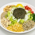 Tea Leaf Salad/Vegetarian Samosa Soup