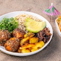 Hawaiian Meatball Bowl
