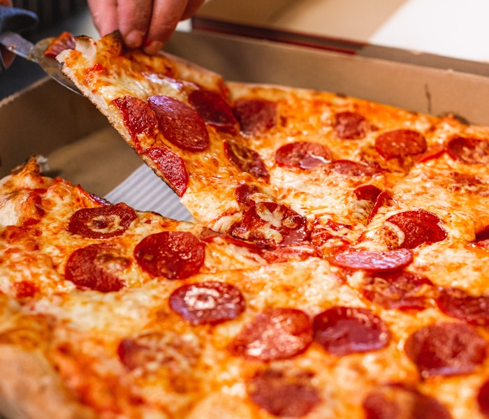 Pepperoni pizza, a favourite