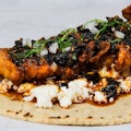 Fried chicken taco