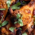 Spicy Roasted Wings with Flamin Flamingo Ranch
