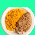 Rice & Beans (Arroz y Frijoles Refritos)