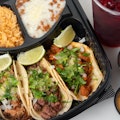 Panchito’s Taco combo ( 3 tacos rice ＆ beans ) 