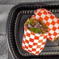 Chicken Birria Burrito y consome