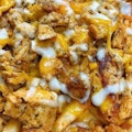 Bacon Ranch Fries or tots